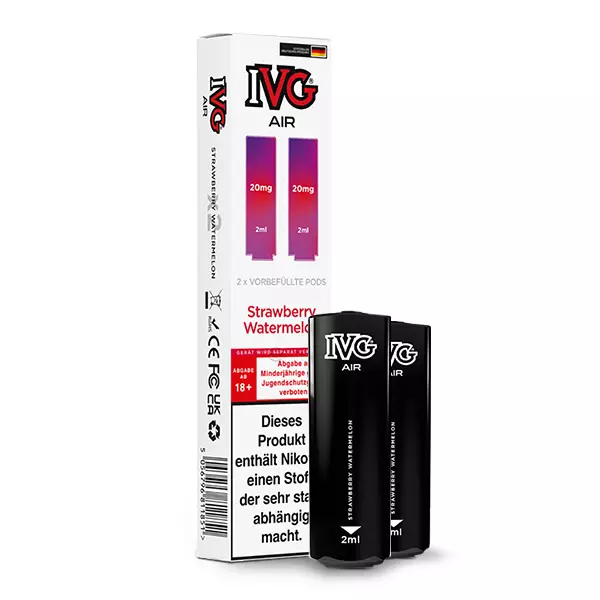 2x IVG Air Prefilled Pod - Strawberry Watermelon - 20mg/ml