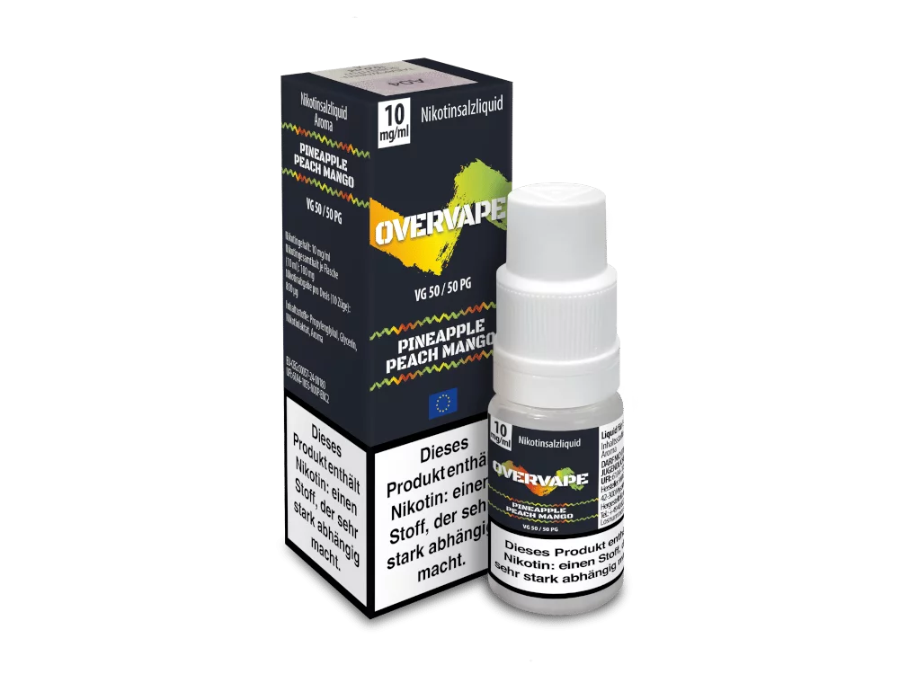 Pineapple Peach Mango - 10ml Nikotinsalz-Liquid