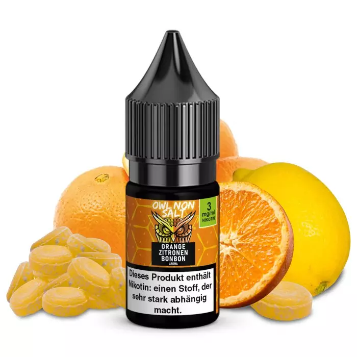 OWL Non-Salt - Orange Zitronenbonbon - 10ml Liquid