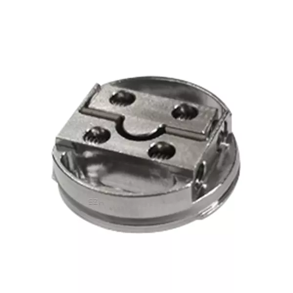 source696238.jpg Steam Crave Aromamizer Ragnar RDTA Postless Deck aus Edelstahl, runde Wickelplattform von oben