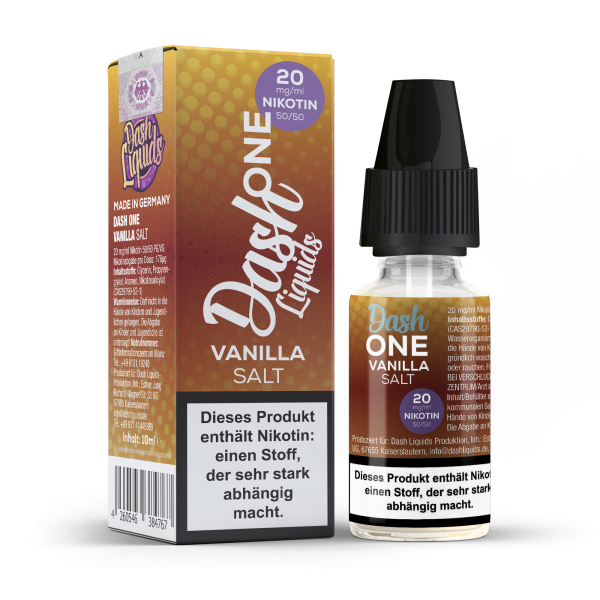 Dash One - Vanilla - 10ml Nikotinsalz Liquid