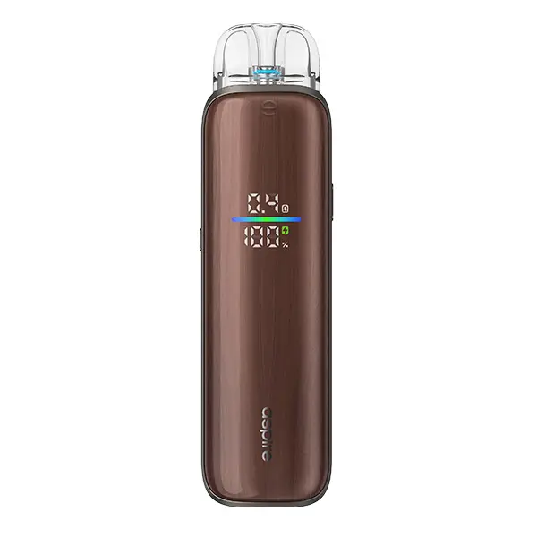 Aspire Pixo Max Pod Kit in Braun mit Display, Frontansicht