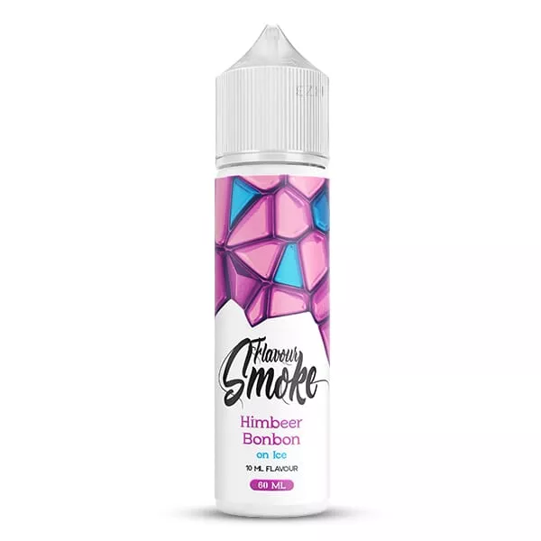 Flavour Smoke Himbeer Bonbon on Ice Longfill 60ml – lila-pinke Flasche mit Kristallmuster