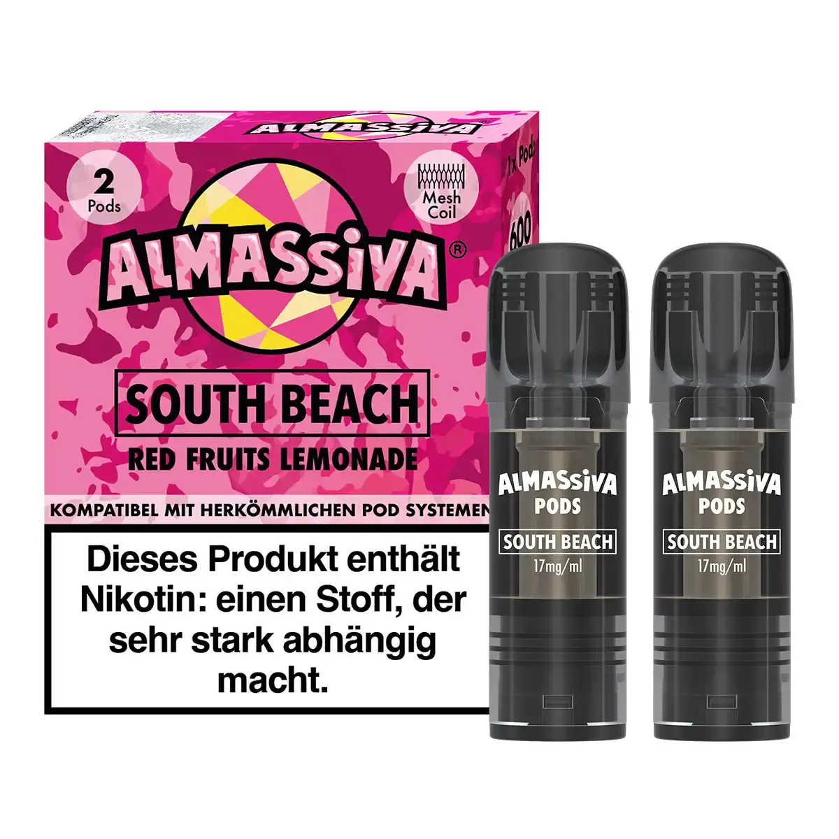 al-massiva-matchbar-south-beach-prefilled-pods-2x2ml-17mg.png 2x Al Massiva Prefilled Pods - South Beach - 17mg/ml