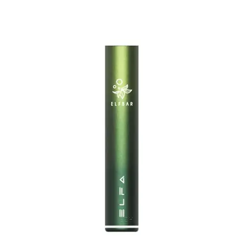 elf-bar-elfa-prefilled-pod-kit-aurora-green~2.jpg Elfbar Elfa CP Basisgerät in Grün, schlankes Stiftdesign ohne Verpackung