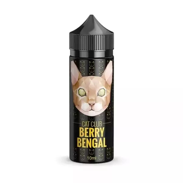 Copy Cat Berry Bengal Longfill 30ml Flasche mit schwarzem Etikett und Katzenmotiv