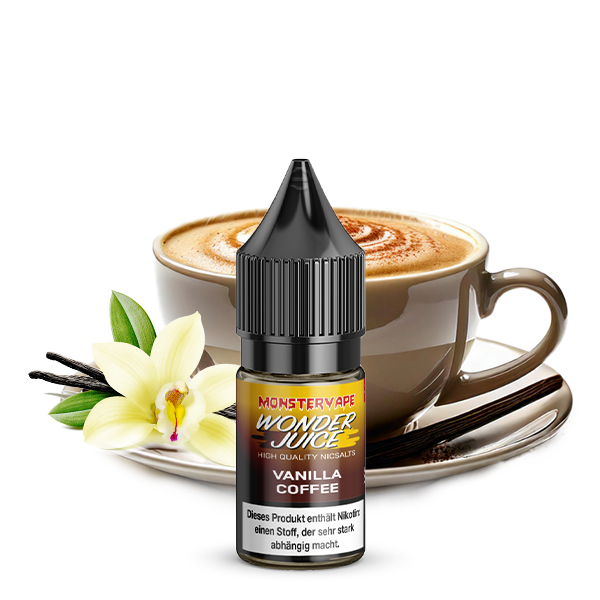 Wonderjuice Vanilla Coffee - 10ml Nikotinsalz-Liquid