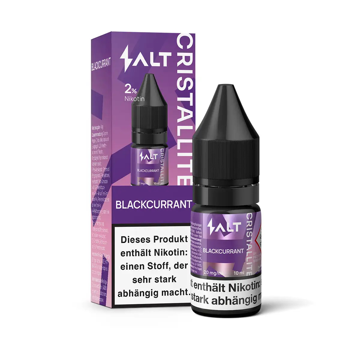 neu-salt-cristallite-blackcurrant-nikotinsalz-10ml-20mg-ml-steuerware.png Cristallite - Blackcurrant - 10ml Nikotinsalz-Liquid