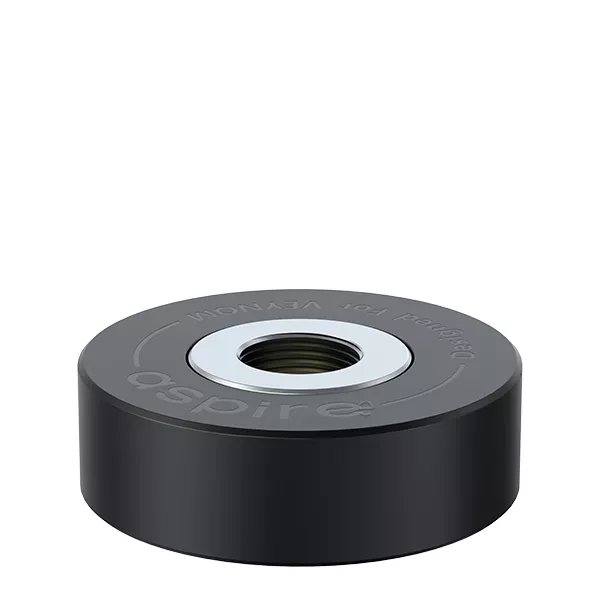 veynom-510-adapter-2.jpg Aspire Veynom 510 Adapter in Schwarz – runder Verbindungsadapter von oben, kompakte Bauform
