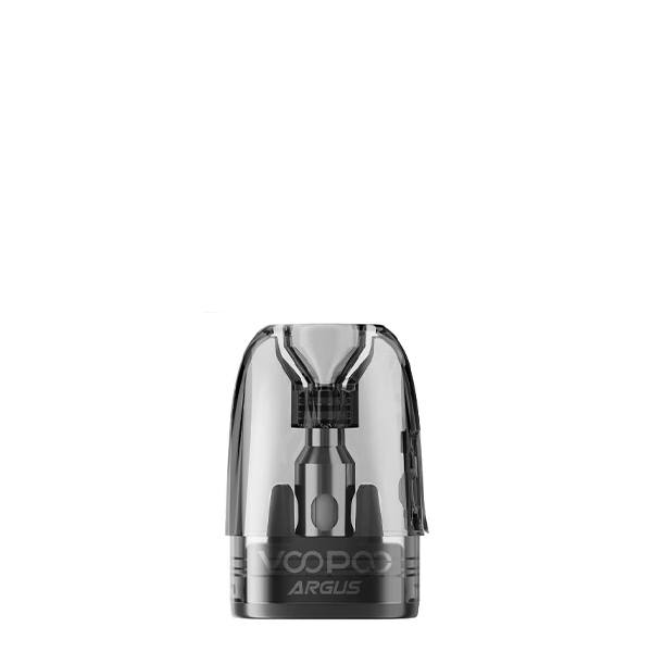 Transparenter Voopoo Argus Ersatz-Pod 3ml Top Fill mit sichtbarer Coil, schwarze Beschriftung