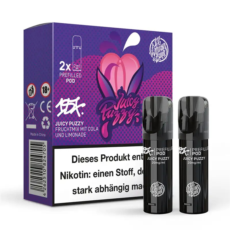 2x 187 Strassenbande Prefilled Pod - Juicy Puzzy 20mg/ml