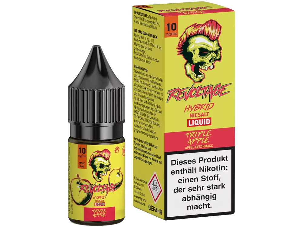 Triple Apple 10ml Hybrid-Nikotinsalz Liquid