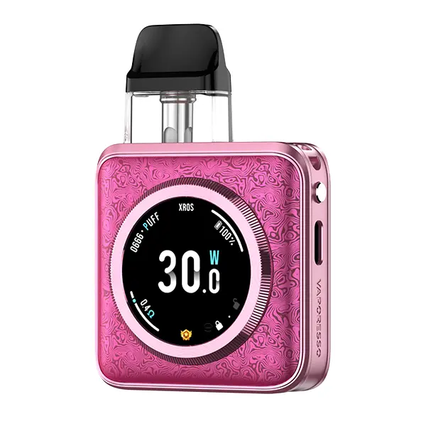 vaporesso-xros-5-nano-7.jpg Vaporesso XROS 5 Nano Pod Kit in Pink mit rundem Display, 30W Leistungsanzeige, kompaktes Design