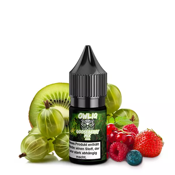 Owliq - Gooseberry Mix - 10ml Nikotinsalz-Liquid