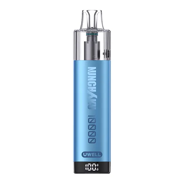 uwell-nchku-10000-refillable-pod-kit-6.jpg Uwell Nchku 10000 Refillable Pod Kit in Blau, schlankes Pod-System mit transparentem Drip Tip