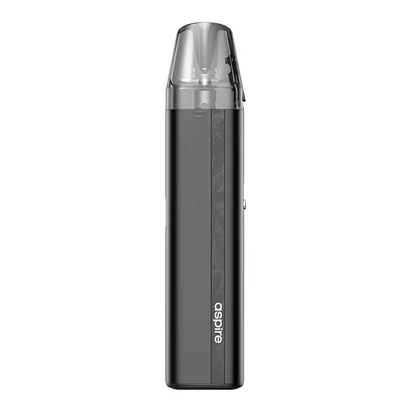 Aspire Flexus SE Pod Kit in Dunkelgrau, einzelne Frontansicht auf weißem Hintergrund