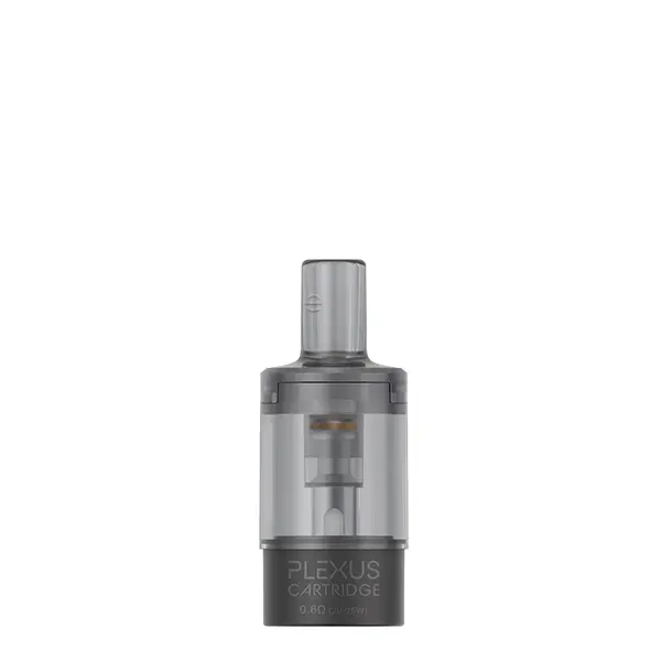 Innokin Plexus Ersatz-Pod einzeln, transparenter Tank mit orangem Coil, dunkelgrauer Sockel