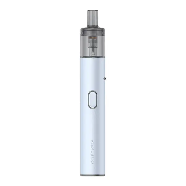 innokin-plexus-go-pod-kit-2.jpg Innokin Plexus Go Pod Kit in Frost Blue, schlankes Pen-Format mit transparentem Tank, Seitenansicht