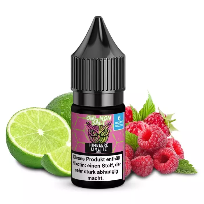 OWL Non-Salt - Himbeere Limette - 10ml Liquid