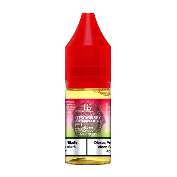 Fumot Strawberry Guava Soda 10ml Nikotinsalz-Liquid, rote Flasche freigestellt