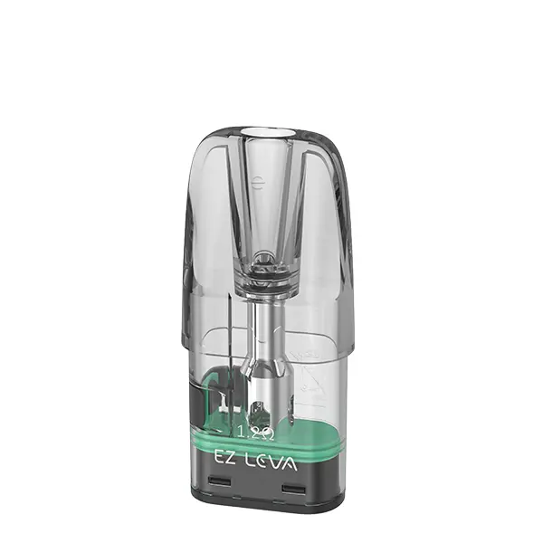 Innokin EZ Leva Ersatz-Pod – transparente Kartusche mit türkisfarbener Flüssigkeit