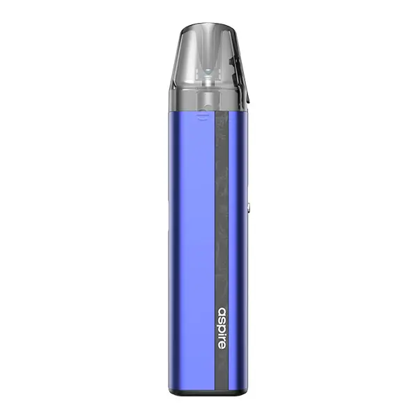 Aspire Flexus SE Pod Kit in Blau – schlankes Stabdesign mit Pod-Aufsatz, Vorderansicht