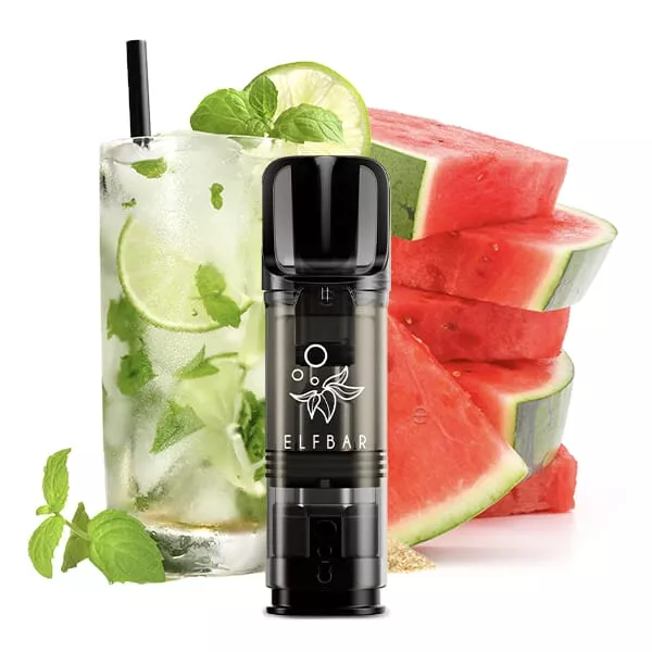 2x Elfbar Elfa CP Prefilled Pod - Watermelon Mojito 20mg/ml