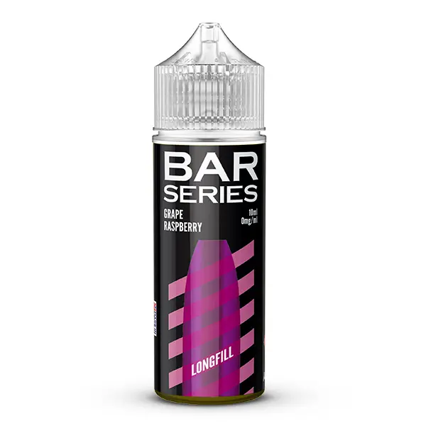 Vampire Vape Bar Series Grape Raspberry Longfill in lila-pinker 100ml Flasche mit dunkelviolettem Etikett