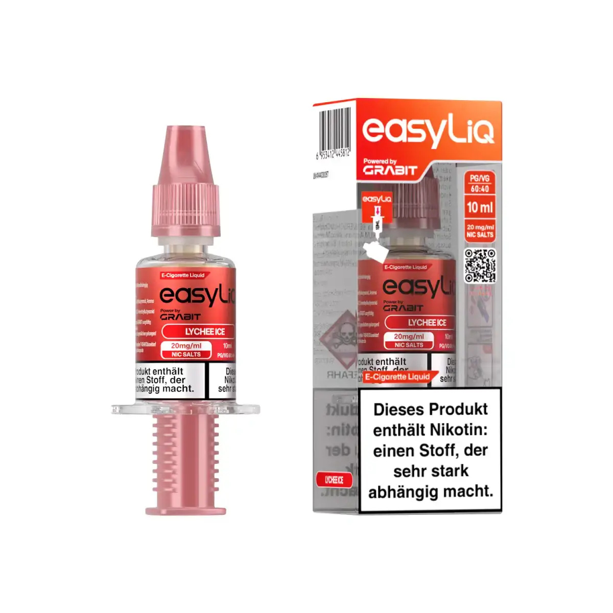 easyLIQ Lychee Ice - 10ml Nikotinsalz-Liquid