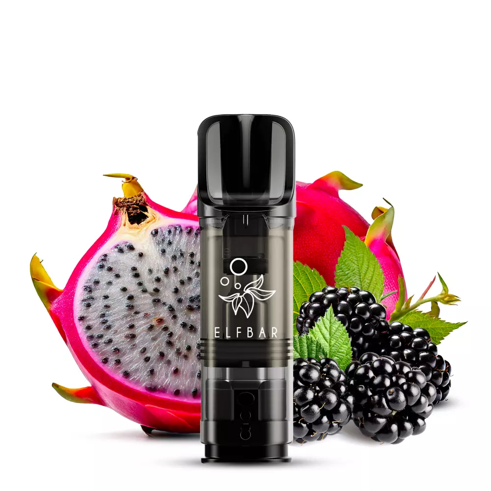 2x Elfbar ELFA Pod - Dragon Fruit Blackberry
