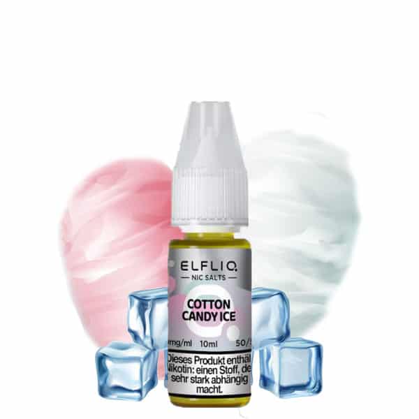 Elfliq Cotton Candy Ice - 10ml Nikotinsalz-Liquid