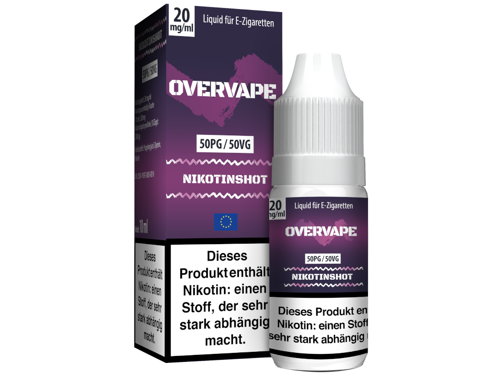 Overvape Nikotin-Shot 50/50 20mg/ml Overvape Nikotin-Shot 50/50 20mg/ml