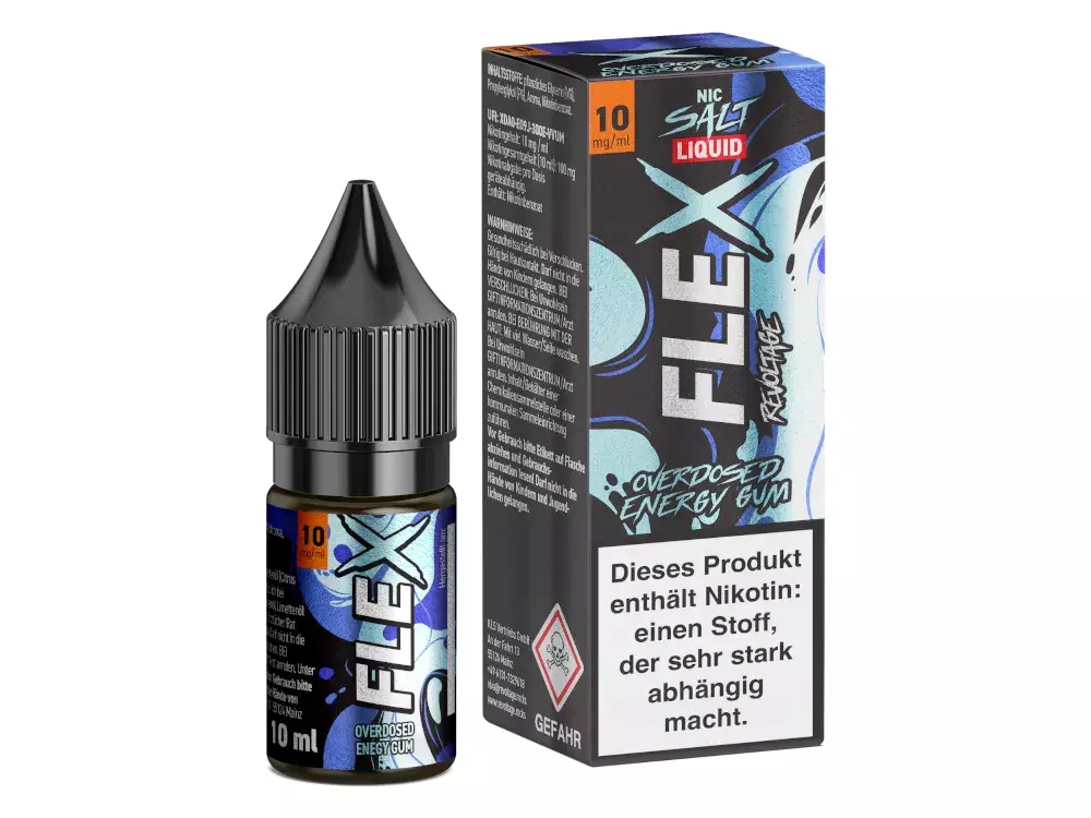 Flex - Overdosed Energy Gum 10ml Nikotinsalz-Liquid