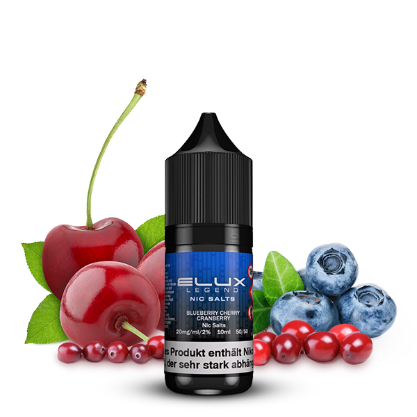 Blueberry Cherry Cranberry - 10ml Nikotinsalz-Liquid