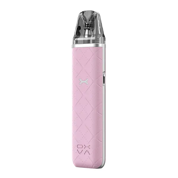 Oxva Xlim Go Pod Kit in Rosa – schlanker Akkuträger mit aufgestecktem Pod, Frontansicht