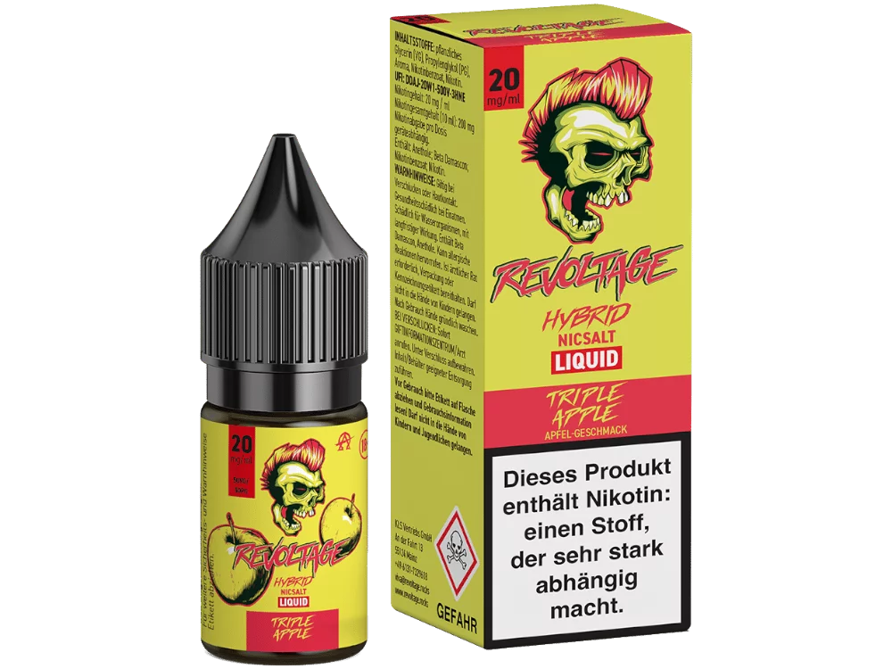 Triple Apple 10ml Hybrid-Nikotinsalz Liquid