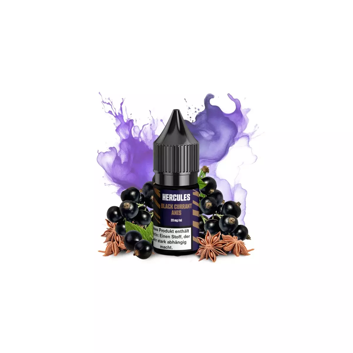 black-currant-anis-overdosed-hercules-nikotinsalz-20mg.png Hercules - Black Currant Anis Overdosed - 10ml Nikotinsalz-Liquid