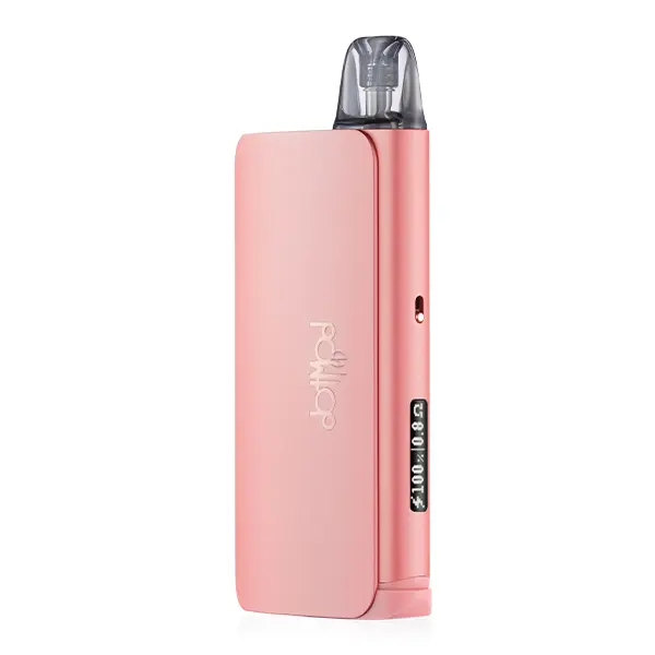 DotMod dotPod Go Kit Full Kit Limited Edition – rosafarbenes Pod-System stehend, Frontansicht