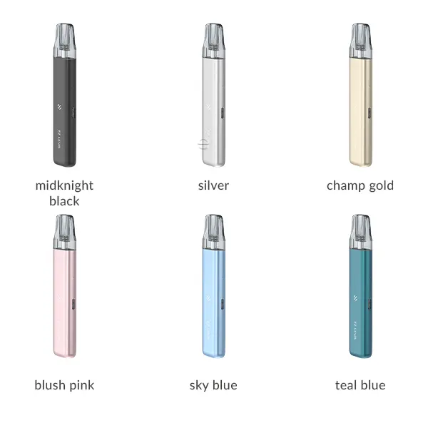 innokin-ez-leva-kit-7auS4WTPsA8mxI.jpg Innokin EZ Leva Pod Kit Farbübersicht: Midnight Black, Silver, Champ Gold, Blush Pink, Sky Blue, Teal Blue