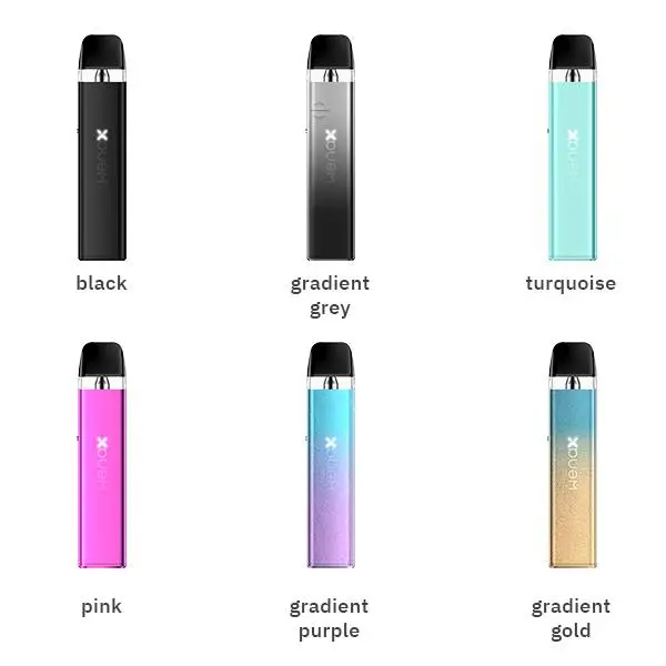 GeekVape Wenax Q Mini Kit – alle 6 Farbvarianten: Black, Gradient Grey, Turquoise, Pink, Gradient Purple, Gradient Gold