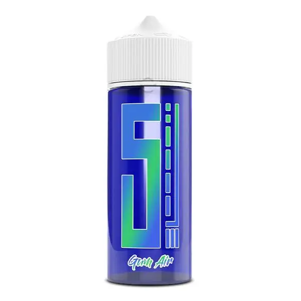 5 Elements Blue Series Gum Air Longfill-Flasche blau, freigestellt ohne Hintergrund