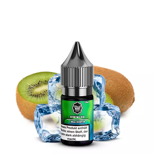 Cloudbar Kiwiwi Ice - 10ml Nikotinsalz-Liquid
