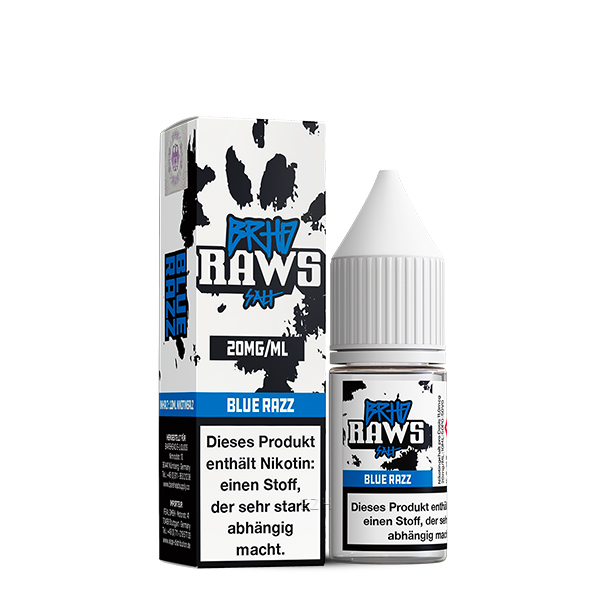Raws Blue Razz - 10ml Nikotinsalz-Liquid