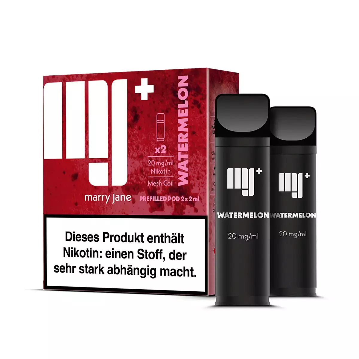 2x Marry Jane - Prefilled Pod - Watermelon