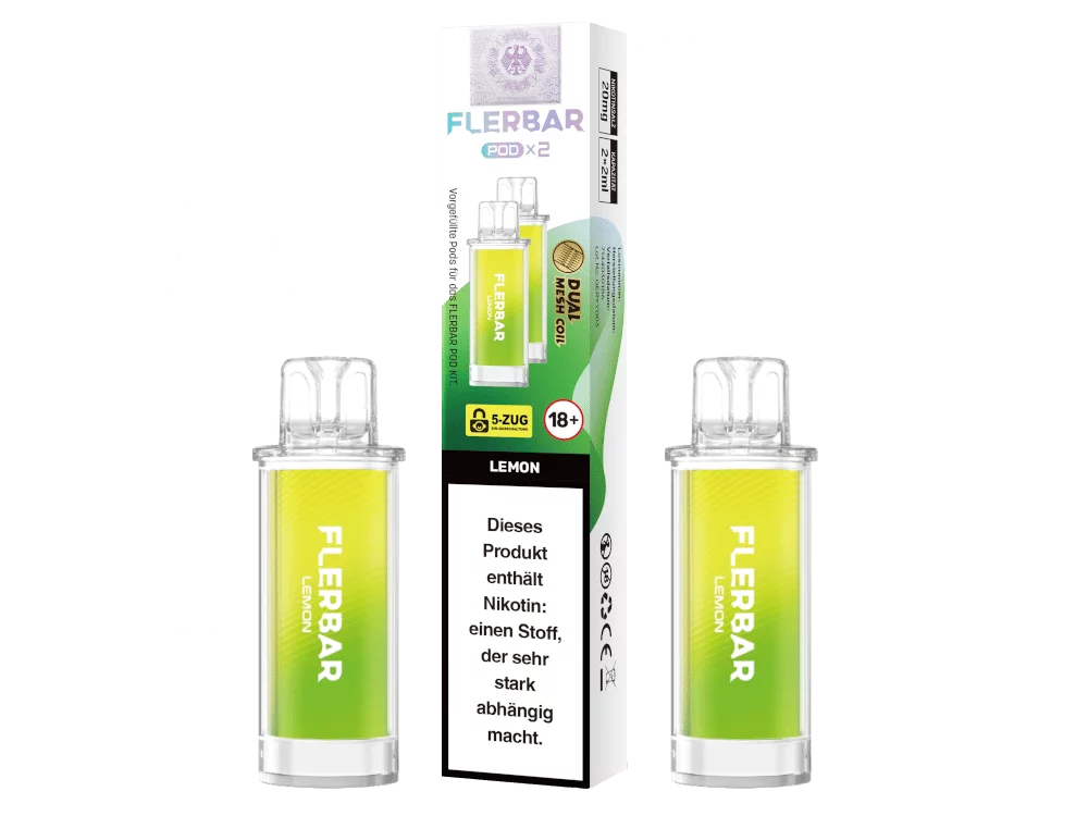 2x Flerbar - Prefilled Pod - Lemon