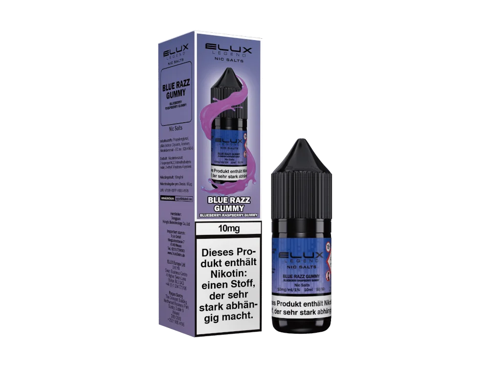 Blue Razz Gummy - 10ml Nikotinsalz-Liquid