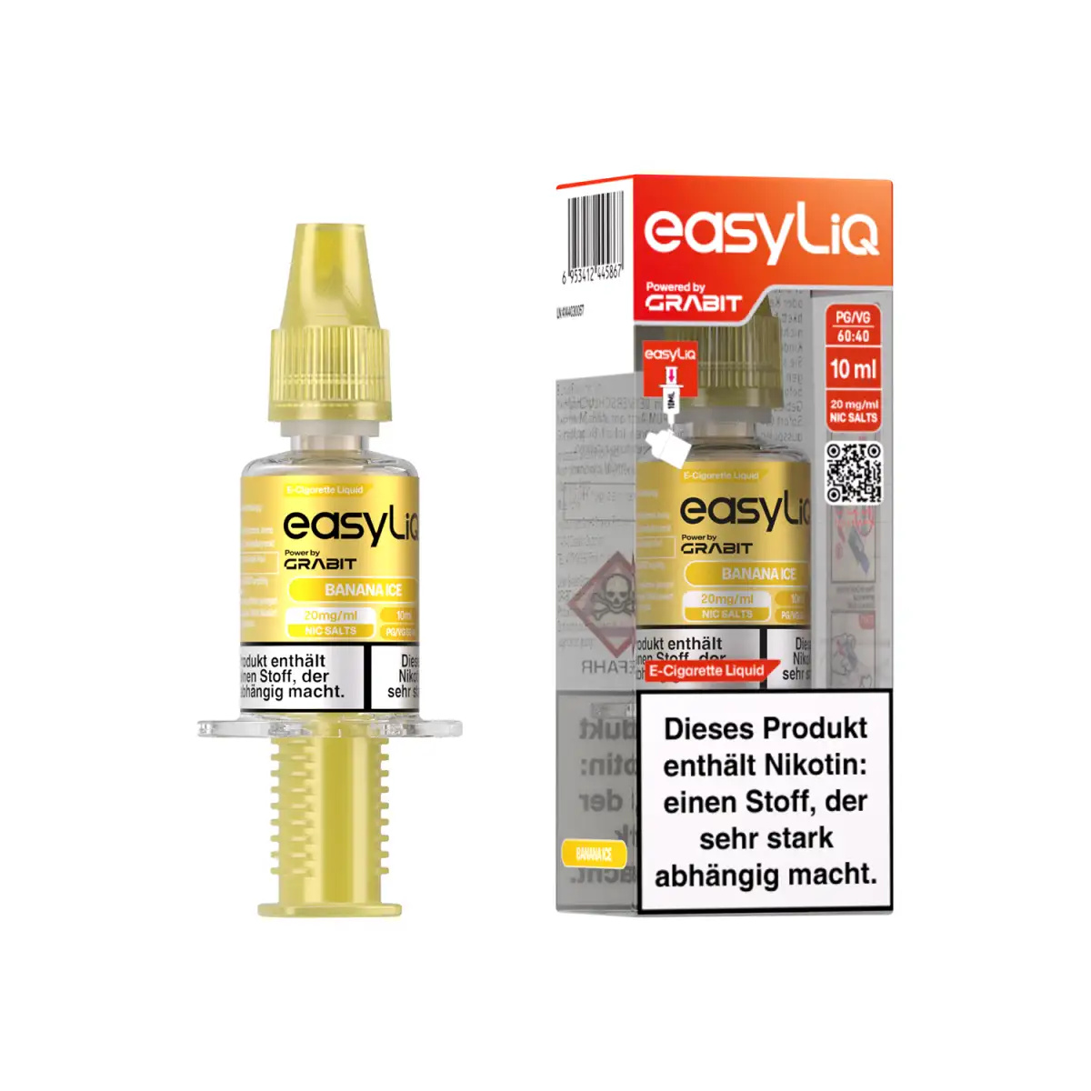 easyLIQ Banana Ice - 10ml Nikotinsalz-Liquid