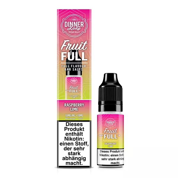 Fruit Full - Raspberry Lime - 10ml Nikotinsalz-Liquid
