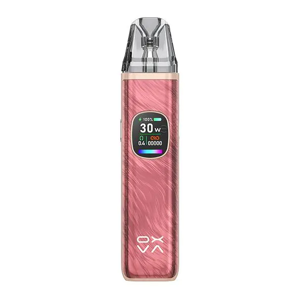 Oxva Xlim Pro 2 Kit in Rosa – schlankes Pod-System mit Farbdisplay und transparentem Pod, Frontansicht