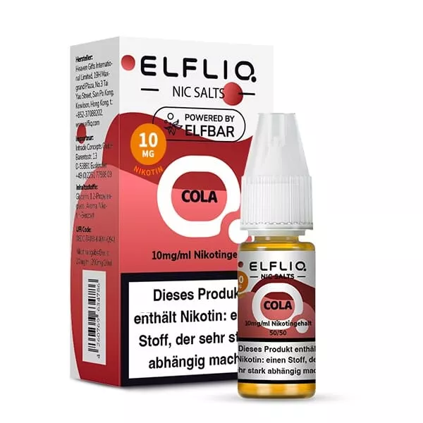 Elfliq Cola - 10ml Nikotinsalz-Liquid